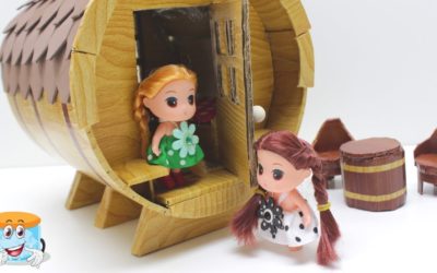 Как Сделать Своими Руками Кукольный Дом для Девочек — Мастер Класс