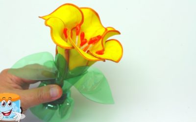 Как Сделать Своими Руками Чудесный Цветок из Фоамирана и Пластиковых Бутылок