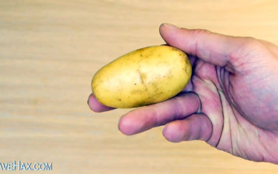 Как порезать картофель в спираль обычным ножом